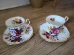 2 Mooie Vintage Kop en Schotels Engelse, Antiek en Kunst, Antiek | Servies los, Ophalen
