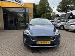 Ford Fiesta 1.0 EcoBoost Titanium Automaat Navi Carplay, Auto's, Ford, Gebruikt, Euro 6, Blauw, Lichtsensor