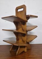 vintage brutalist lectuurhouder/magazine rack, Ophalen, Gebruikt