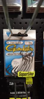 Gamakatsu, Daiwa, VMC, Mustad offset haken., Haak, Verzenden, Nieuw, Gamakatsu, Daiwa, VMC e.a.