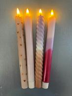 LED Kaarsen Set - Beige Pastel met Timer, Huis en Inrichting, Woonaccessoires | Kandelaars en Kaarsen, Overige materialen, Beige