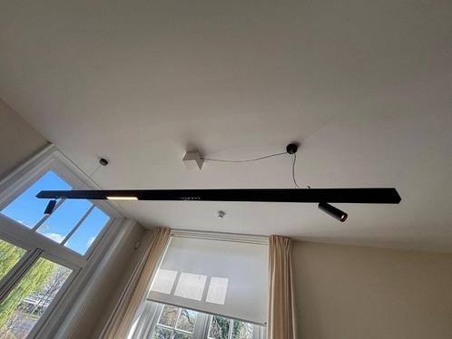 12 stuks Railsets Maretti Lighting met spotjes, zwart, Huis en Inrichting, Lampen | Spots, Zo goed als nieuw, Plafondspot of Wandspot