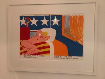 Tom Wesselmann ingelijste litho beschikbaar voor biedingen