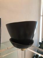 Stijlvolle zwarte bloempot, Ophalen, Gebruikt, Rond, Binnen