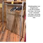 Steigerbuizen Kledingrek, Doe-het-zelf en Verbouw, Buizen en Afvoer, Ophalen, Gebruikt