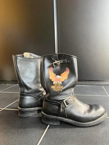 Harley Davidson heren leren laarzen beschikbaar voor biedingen