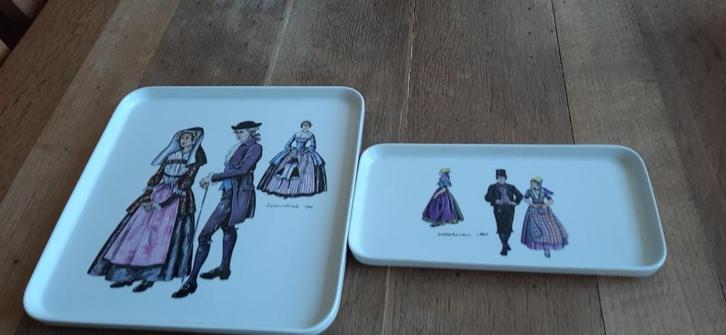 Villeroy & boch klederdracht  serveerschalen, Huis en Inrichting, Keuken | Servies, Zo goed als nieuw, Schaal of Schalen, Overige stijlen