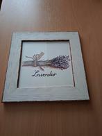 Schilderijtje van de lavendelserie van Jet, Ophalen of Verzenden, Hout, Minder dan 50 cm