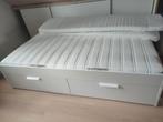 Ikea Brimnes Bed 140x200 (2022), Huis en Inrichting, Ophalen, Wit, Tweepersoons, 140 cm