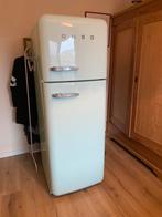 SMEG light blue fridge & freezer, Ophalen, Gebruikt, 200 liter of meer, 60 cm of meer