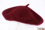 Alpino Baret bordeaux rood geweven NIEUW = XS, S, M en L, Ophalen of Verzenden, Nieuw, Muts