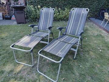 Bardani campingstoelen met voetensteun (afneembaar) beschikbaar voor biedingen