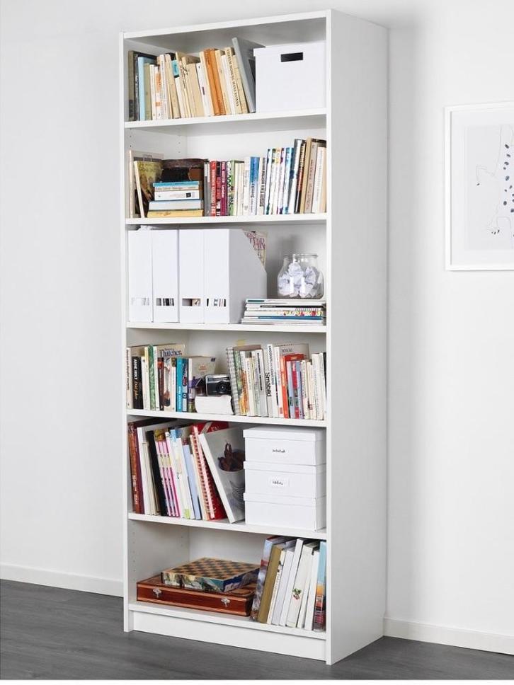 Twee IKEA Billy kasten met opzetstuk, Huis en Inrichting, Kasten | Boekenkasten, Zo goed als nieuw, 50 tot 100 cm, 200 cm of meer