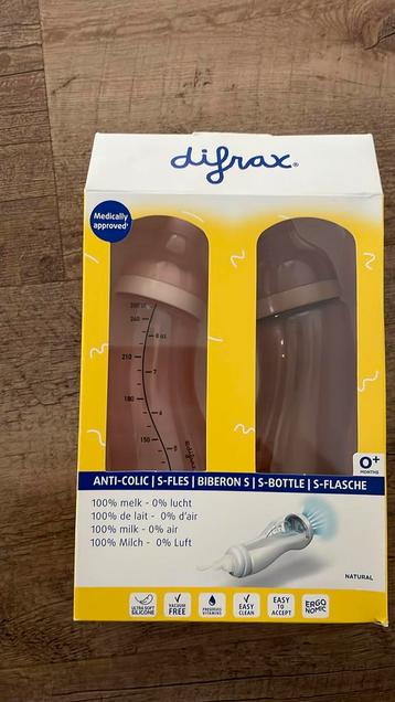 Difrax anti-colic S fles duo verpakking