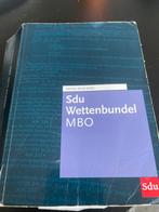 Sdu Wettenbundel MBO 2019-2020, Ophalen of Verzenden, Gelezen, MBO