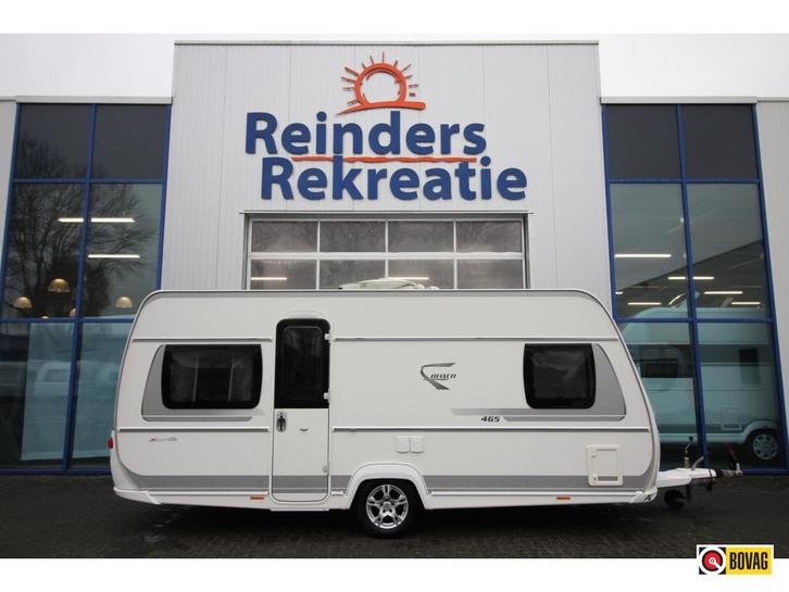 Fendt Bianco Selection 465 SFB Vloerverwarming, Voortent, Caravans en Kamperen, Caravans, Bedrijf, tot en met 4, Rondzit, Fendt
