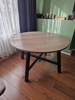 Ronde houten eettafel - 120cm, Huis en Inrichting, Tafels | Eettafels, Ophalen, Gebruikt, Vier personen, Eikenhout