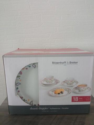 Ritzenhoff & Breker Shanti Doppio Koffieservies - Nieuw  beschikbaar voor biedingen