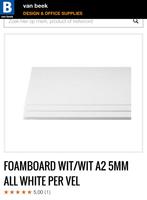 Foamboard wit a2 formaat, 5 mm dik, Ophalen of Verzenden, Nieuw, Materiaal