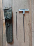 US Army Case Cleaning Rod M1, foedraal met pompstok WO2, Ophalen of Verzenden, Landmacht, Amerika, Overige typen