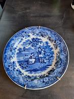 Antiek Petrus Regout Bord Ruth & Boaz, Ophalen