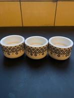 Mrs & mr Clynk - 3x Porselein Waxinelichthouders, Huis en Inrichting, Keuken | Servies, Ophalen of Verzenden, Nieuw, Aardewerk