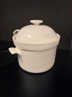 Soepterrine Crème met Lepel - Ophalen, Huis en Inrichting, Ophalen, Zo goed als nieuw