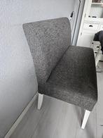 Eetbank eetafelbank eetkamerbank grijs gemêleerd 130cm, Ophalen, Gebruikt, Minder dan 75 cm, Rechte bank