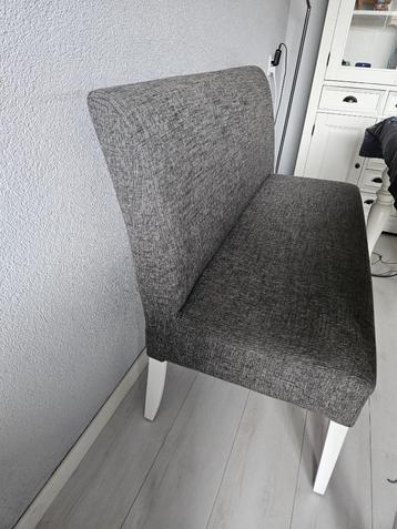 Eetbank eetafelbank eetkamerbank grijs gemêleerd 130cm beschikbaar voor biedingen