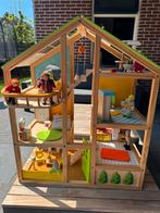 Hape houten poppenhuis, Kinderen en Baby's, Ophalen, Zo goed als nieuw