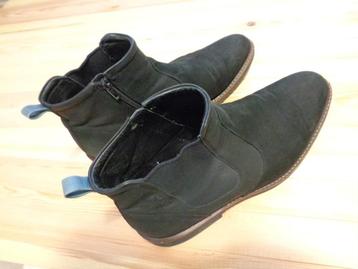Ecco Chelsea boots zwart suède maat 44 beschikbaar voor biedingen