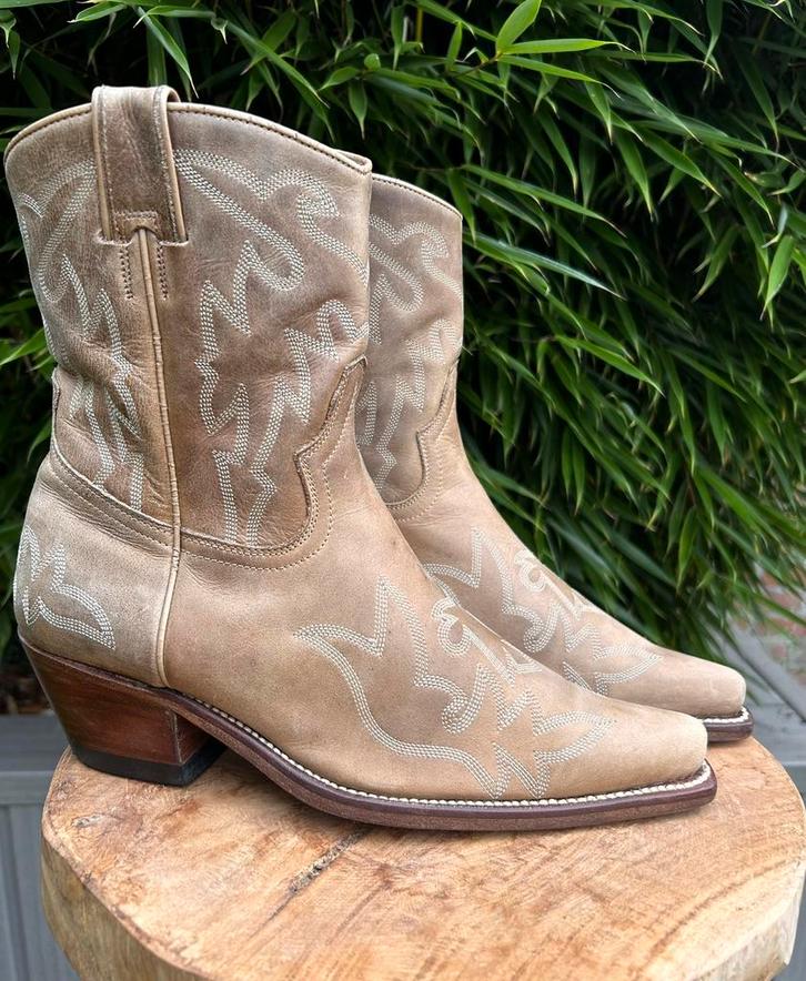 Sancho sendra western cowboy laarzen licht bruin maat 37, Kleding | Dames, Schoenen, Zo goed als nieuw, Lage of Enkellaarzen, Bruin