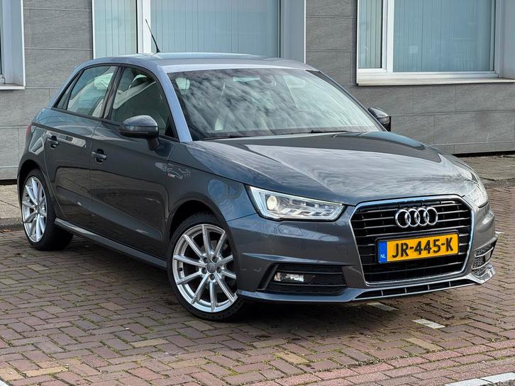 Audi A1 1.4TFSI S-Line|LED 110KW S-Tronic 2015 Grijs, Auto's, Audi, Bedrijf, ABS, Adaptieve lichten, Airbags, Airconditioning