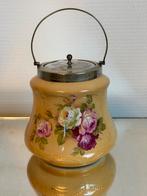 Antieke Koekjespot Rozen - 100+ Jaar Oud, Antiek en Kunst, Ophalen of Verzenden