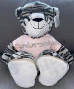 Geboorte knuffel Tijger 45 CM geborduurd met naam & datum, Kinderen en Baby's, Kraamcadeaus en Geboorteborden, Ophalen of Verzenden