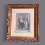 Origineel werk van Hollandse meesterschilder G.J.Sijthoff., Ophalen of Verzenden