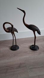Bronzen kraanvogels, Huis en Inrichting, Ophalen, Zo goed als nieuw