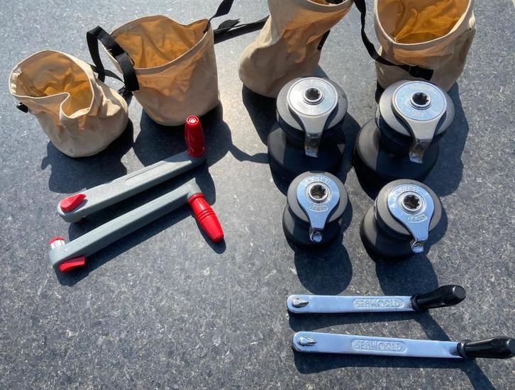 Setje mooie lieren, Watersport en Boten, Accessoires en Onderhoud, Zo goed als nieuw, Overige typen, Ophalen