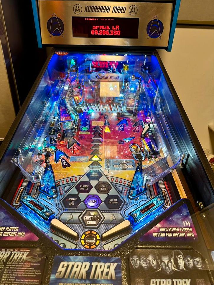 ***HUO Stern Star Trek Vault***, Verzamelen, Automaten | Flipperkasten, Zo goed als nieuw, Dot-matrix, Flipperkast, Stern, Ophalen of Verzenden