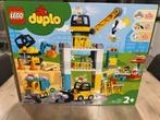 Duplo Torenkraan & Bouwterrein 10933 inclusief doos, Ophalen of Verzenden, Zo goed als nieuw, Complete set, Duplo