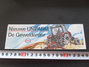 sticker ESSO Nieuwe UNIFARM De Geweldenaar *  beschikbaar voor biedingen
