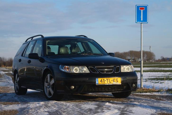 Saab 9-5 2.3 Turbo Aero Estate 2005, Auto's, Saab, Particulier, Saab 9-5, ABS, Adaptieve lichten, Airbags, Airconditioning, Boordcomputer