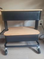 Ikea raskog trolley zwart met bamboe deksel, Ophalen, Zo goed als nieuw