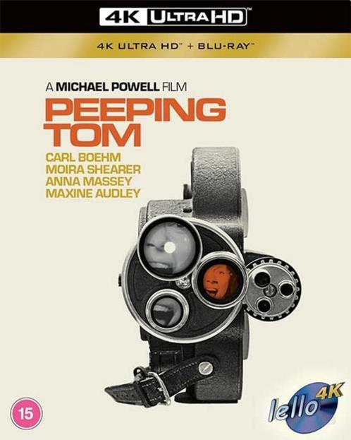 Blu-ray 4K: Peeping Tom (1960 Karlheinz Böhm, Moira Shearer), Cd's en Dvd's, Blu-ray, Nieuw in verpakking, Horror, Ophalen of Verzenden