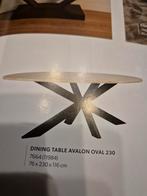 Richmond showmodellen table avalon ovaal, Huis en Inrichting, Tafels | Eettafels, Ophalen, Nieuw, Ovaal, 50 tot 100 cm