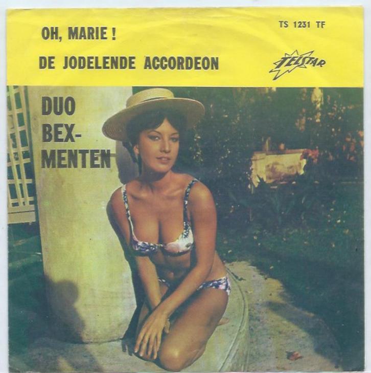Duo Bex- Menten- Oh, Marie!! Telstar, Cd's en Dvd's, Vinyl | Nederlandstalig, Gebruikt, Levenslied of Smartlap, Overige formaten
