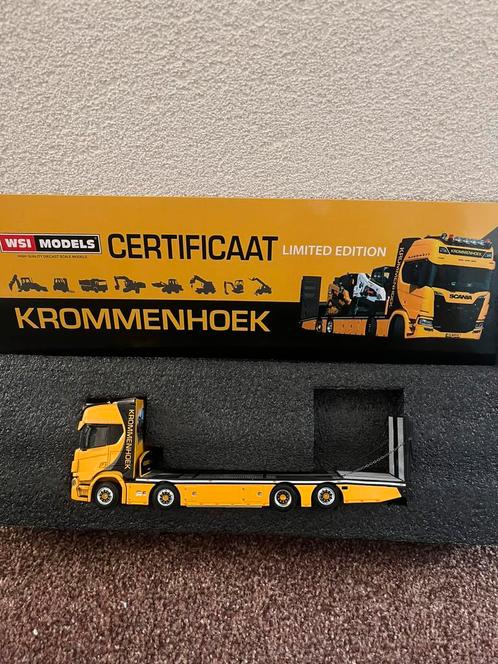 Scania R Highline van Krommenhoek Apeldoorn 1.50 Wsi!!, Hobby en Vrije tijd, Modelauto's | 1:50, Nieuw, Bus of Vrachtwagen, Wsi