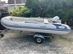 Rubberboot met Honda motor, Watersport en Boten, Gebruikt, Benzine, Minder dan 70 pk, Overige materialen
