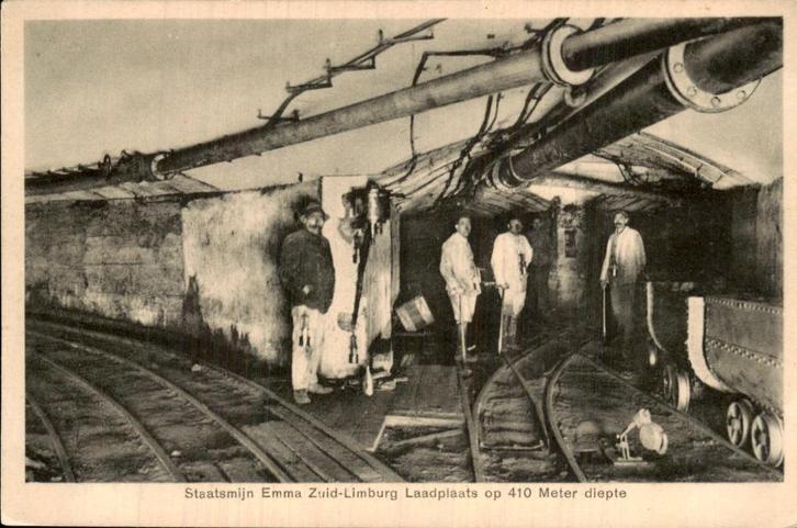 Zuid-Limburg - Staatsmijn Emma, Verzamelen, Ansichtkaarten | Nederland, Ongelopen, Limburg, Voor 1920, Ophalen of Verzenden