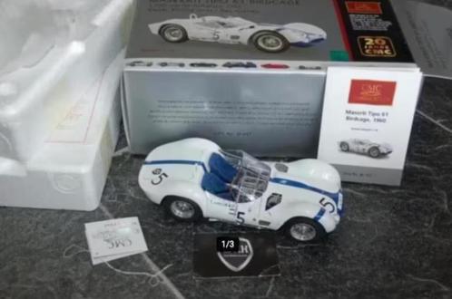 1:18 MASERATI TIPO 61 BIRDCAGE #5 MOSS CMC M-047 inbox WRH, Hobby en Vrije tijd, Modelauto's | 1:18, Zo goed als nieuw, Auto, Overige merken